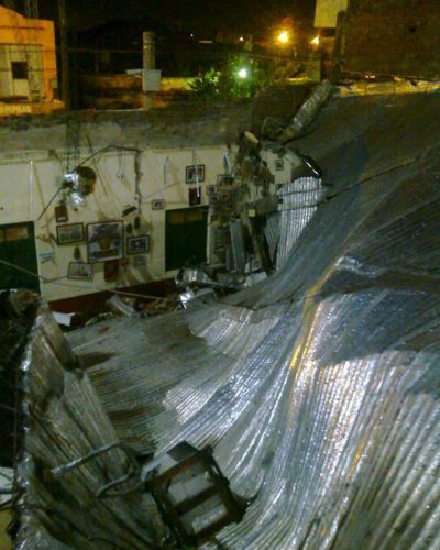 EL TEMPORAL DESTRUY� UNO DE LOS �CONOS DE SALTA