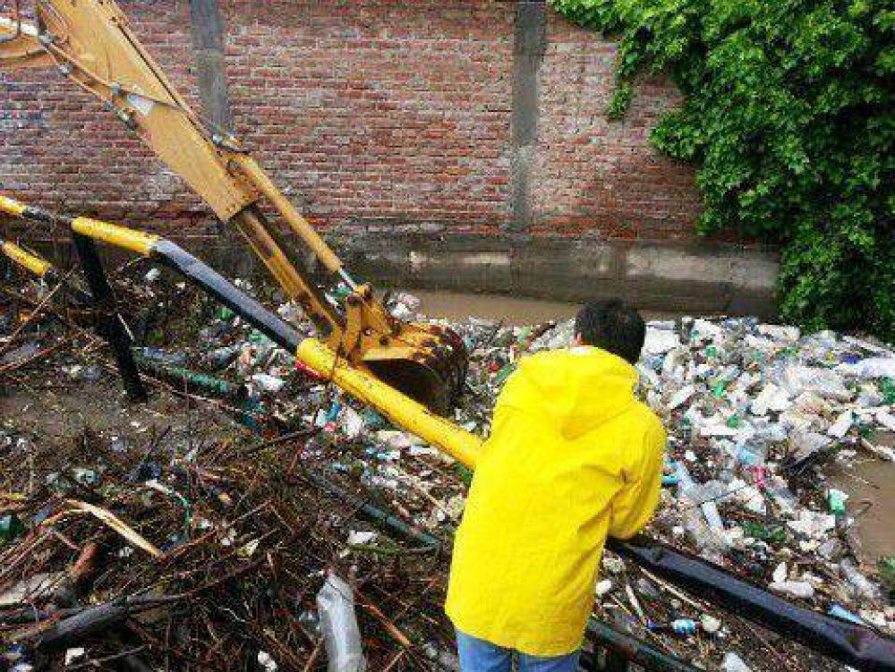 Se trabaj� fuerte en desag�es y canales capitalinos