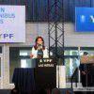 Desde Las Heras Cristina puso en marcha el Sistema Federal de Medici�n de Audiencias