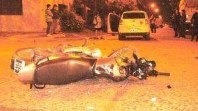 Joven motociclista con traumatismo de cr�neo