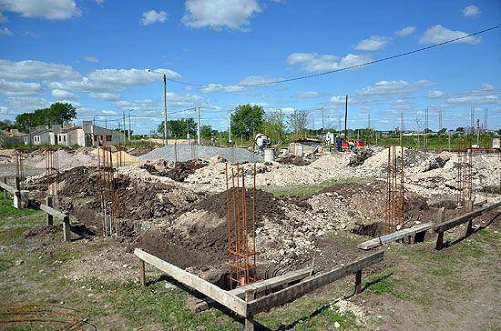 Avanza la construcci�n del edificio para la Escuela N�16