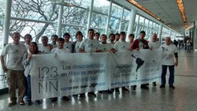 Platenses viajaron a Malvinas junto a sus hijos