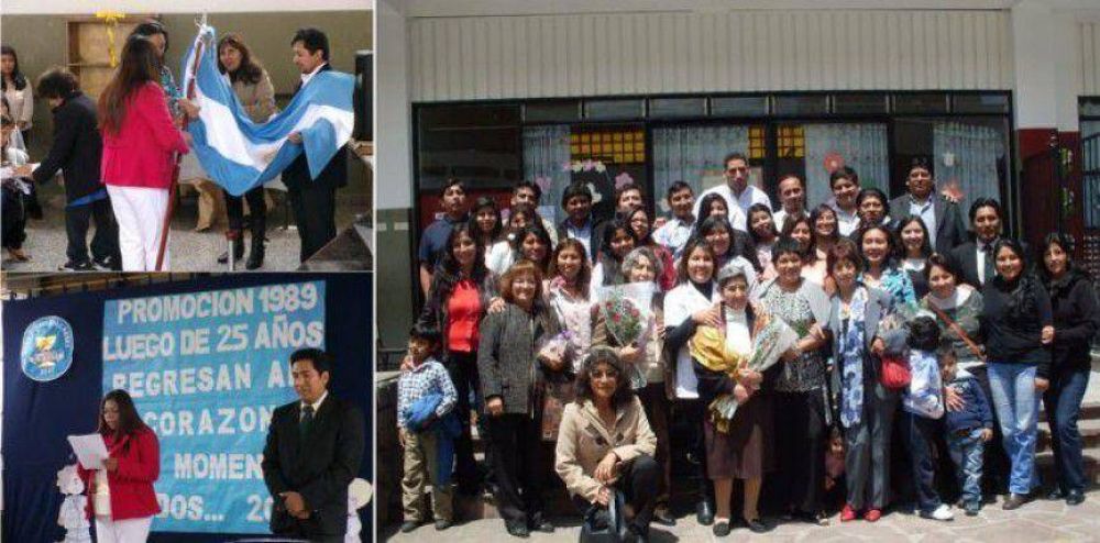 Escuela Monseor Germn Miguel Mallagray: Egresados de la promocin 1989 cumplen sus bodas de plata