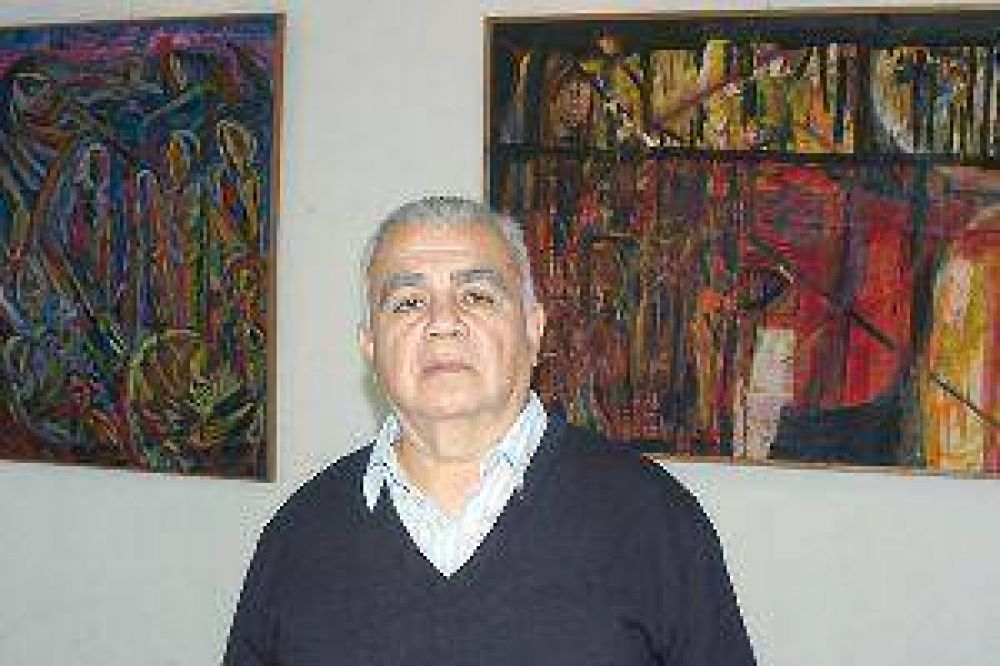 Dej� inaugurada su muestra el pl�stico Carlos Villavicencio