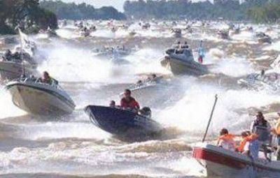 M�s de medio millar de correntinos en el 27� concurso de pesca del surub�