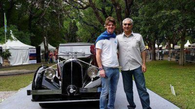 Santiago Montoya y Nicol�s Scioli recorrieron juntos AutoCl�sica 2014