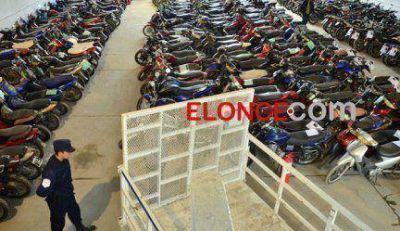 La Polic�a retuvo m�s de 4 mil motos en un mes