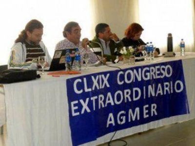 El congreso de AGMER resolvi� dos nuevos paros y una movilizaci�n provincial 