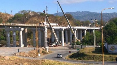 La ampliaci�n del puente Paraguay va tomando forma