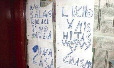 Vive en un CAPS abandonado junto con sus hijas