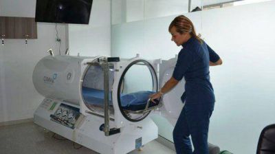 La nena internada responde de modo favorable al tratamiento hiperb�rico