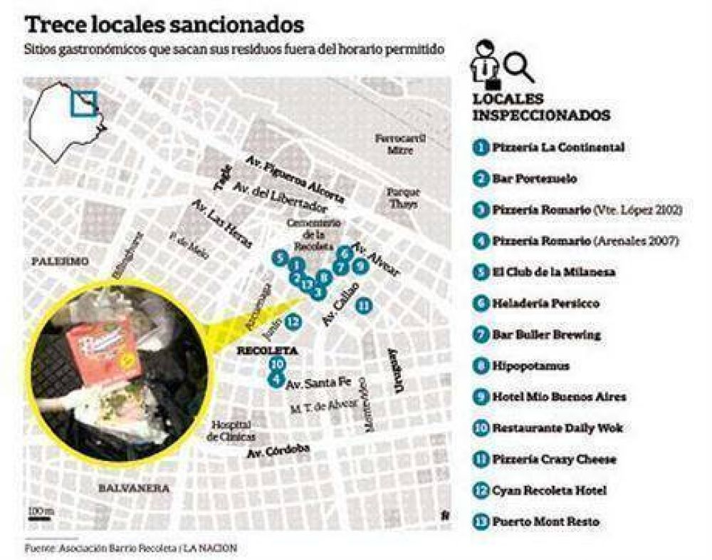 Recoleta: aplican multas por sacar la basura fuera de hora y crece la pol�mica