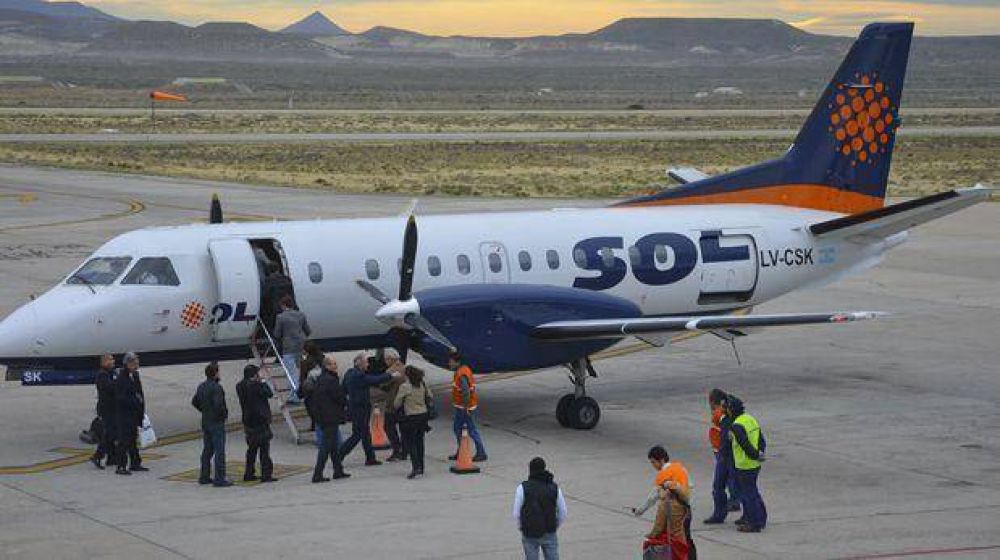 La aerolnea Sol reduce sus vuelos en el mercado patagnico