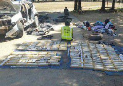 Icalma: decomisaron la carga m�s grande de droga en el a�o 