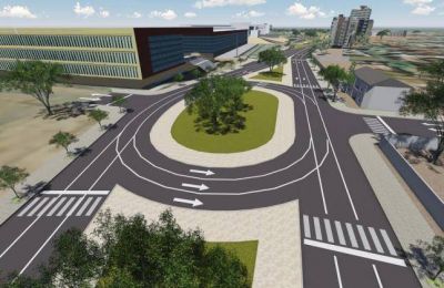 Presentaron la ampliaci�n del corredor Doctor Ram�n/Leloir