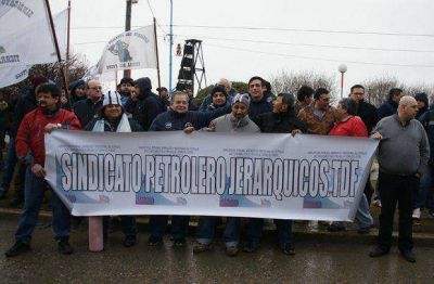 El Sindicato de Petroleros Jer�rquicos volvi� a protestar en Roch