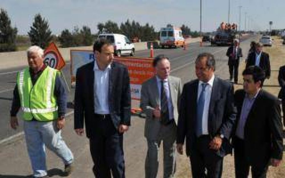 Scioli inaugura obras de la Autopista La Plata - Buenos Aires
