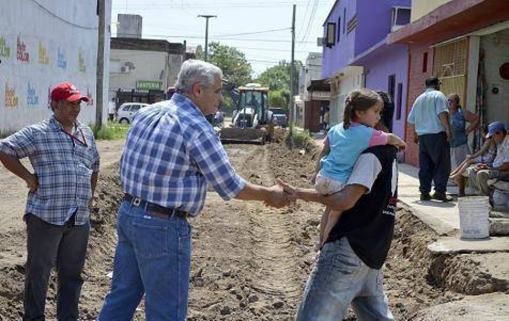 Iniciaron las obras de urbanizaci�n en los barrios San Marcos y Progreso