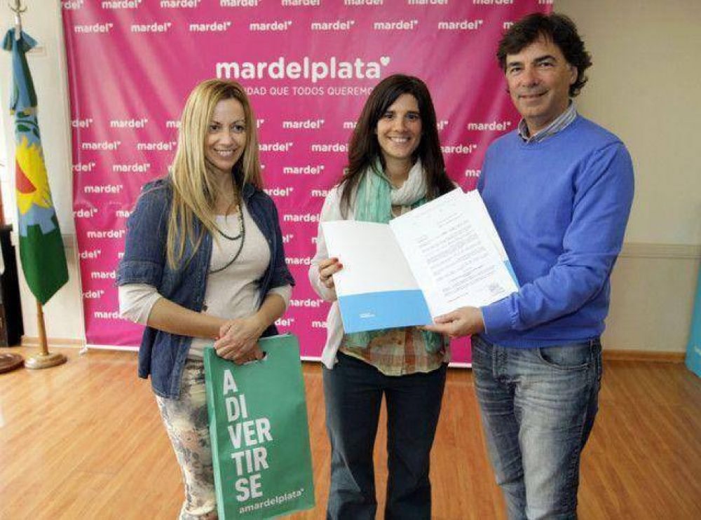 Turismo Mar del Plata declar� Embajadora Tur�stica a Florencia Cosentino