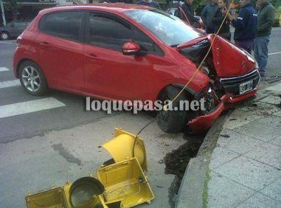 Violento choque termin� con sorpresa