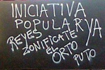 PINTADAS Y ESCRACHES CONTRA DIPUTADOS EN CHUBUT