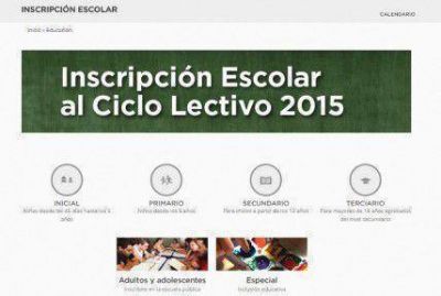 Ciclo lectivo 2015: �ltimos d�as de inscripci�n