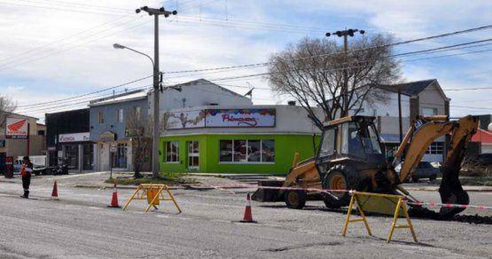 Avanza la obra de reasfaltado de la avenida San Mart�n