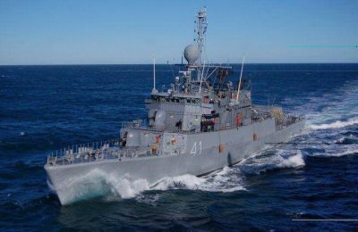 Zarp� una corbeta de la Armada en busca del Tunante II