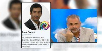 El tweet de Alex Freyre que desat� la furia de Jorge Rial: 