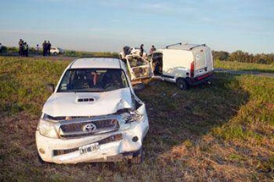 Fatal accidente en la ruta provincial N� 32 con tres veh�culos involucrados