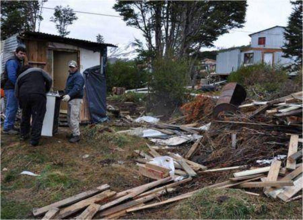 El Municipio desmantel� una construcci�n irregular