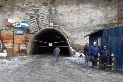 Derrumbe en la Mina 5 de R�o Turbio