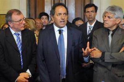 Para Daniel Scioli, la oposici�n era 
