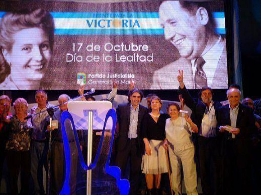 El FPV de General San Mart�n conmemor� el D�a de la Lealtad