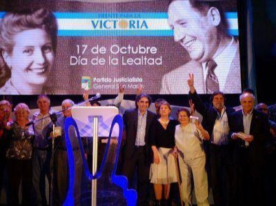 El FPV de General San Mart�n conmemor� el D�a de la Lealtad