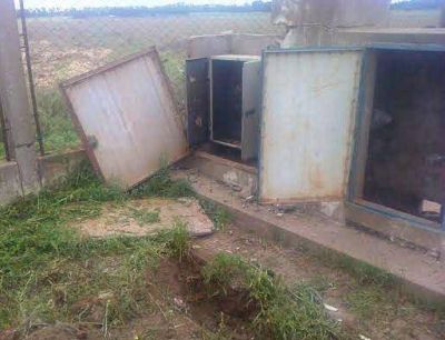 Robo y vandalismo en sistema de agua potable