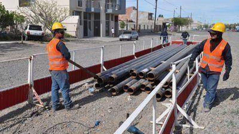 Comenz� ampliaci�n del gasoducto a Playa Uni�n
