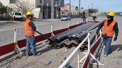 Comenz� ampliaci�n del gasoducto a Playa Uni�n