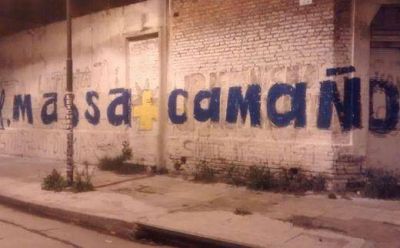 Guerra de pintadas entre Katopodis y Cama�o