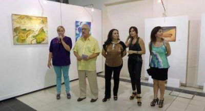 Muestra de artes visuales en el Centro Cultural Municipal