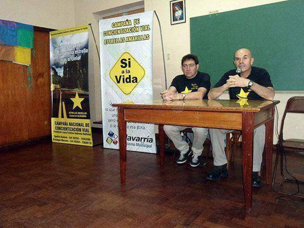 El grupo Estrellas Amarillas realiz� una charla de concientizaci�n vial