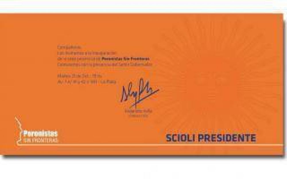 Arl�a y Scioli inauguran local de Peronismo Sin Fronteras