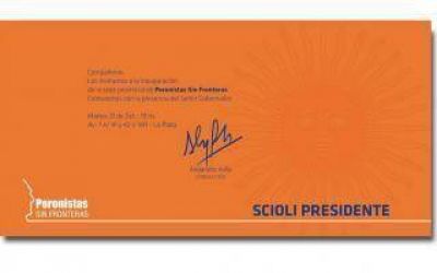 Arl�a y Scioli inauguran local de Peronismo Sin Fronteras