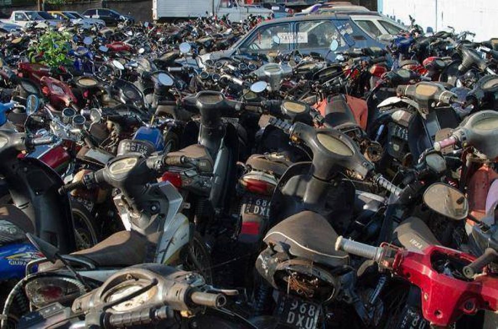 En controles de tr�nsito detectan cada vez m�s motos robadas