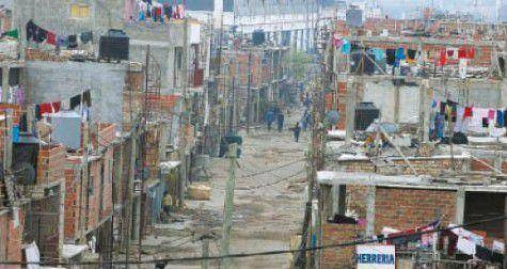 Villas y asentamientos con mayor�a de poblaci�n joven