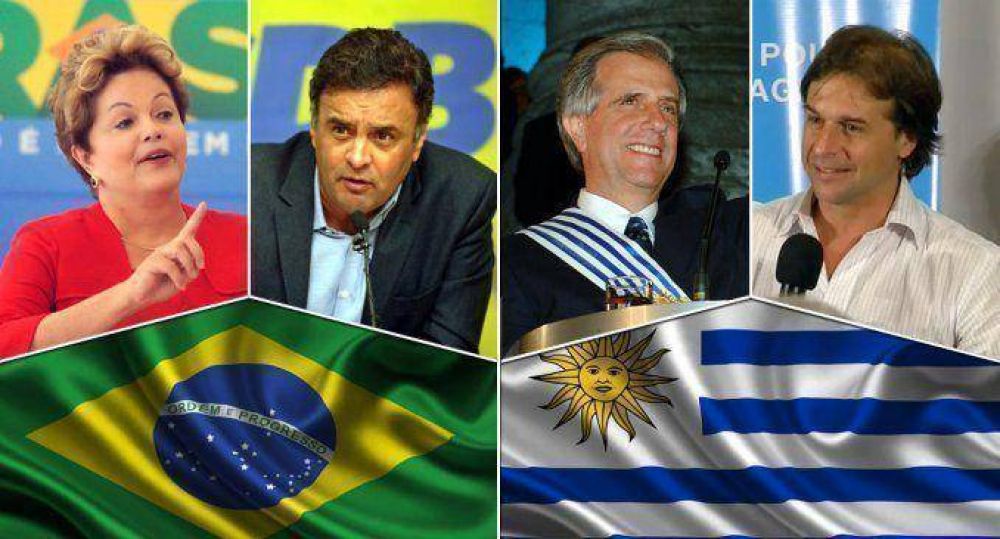 Uruguay y Brasil definen el prximo domingo su futuro en las urnas