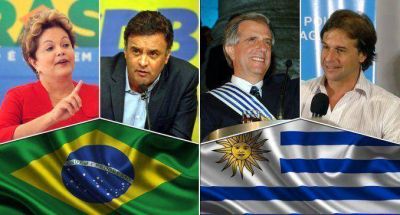 Uruguay y Brasil definen el pr�ximo domingo su futuro en las urnas