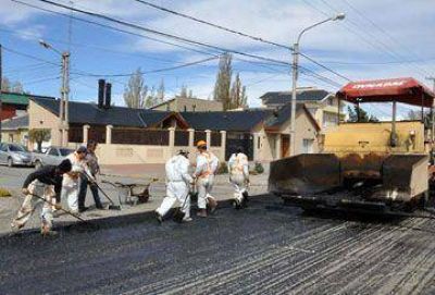Contin�a el reasfaltado de la Av. San Mart�n