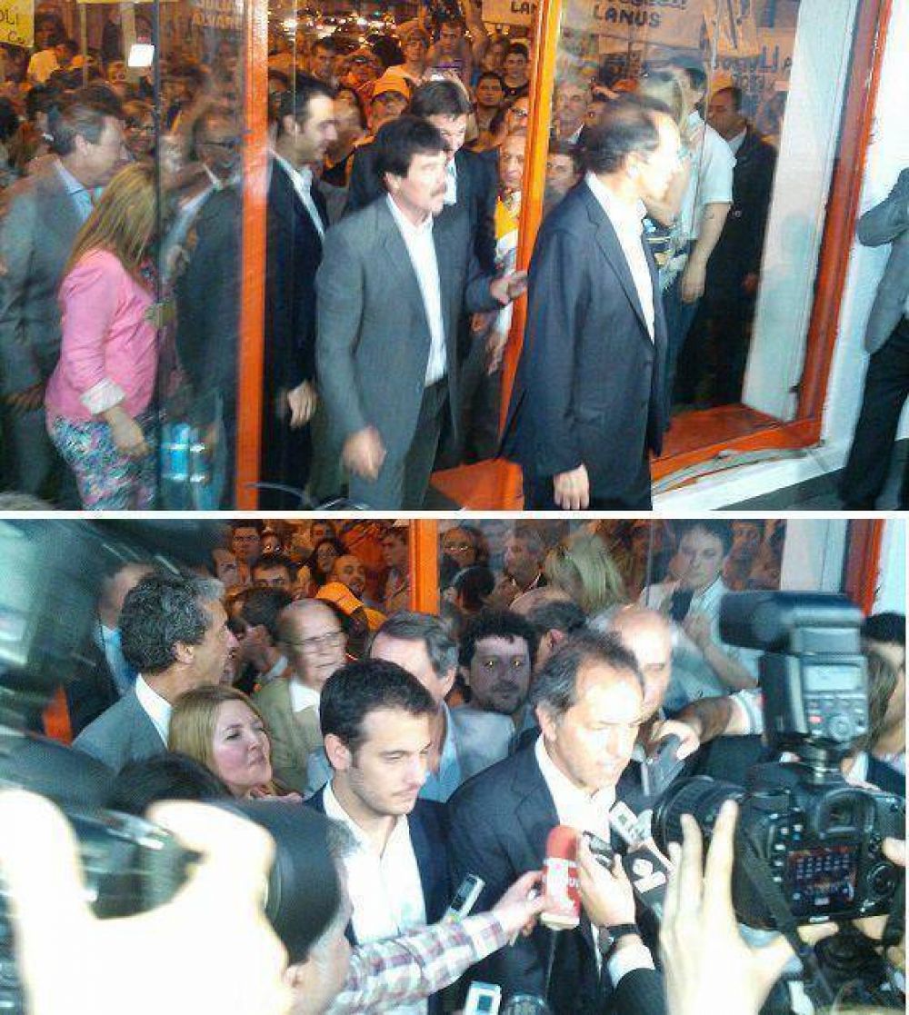 SCIOLI INAUGURO LOCAL PARTIDARIO EN LANUS JUNTO A JULIAN ALVAREZ, OMAR LOPEZ, BONFIGLIO Y CROVELLA