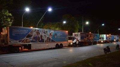 Seis camiones de la Naci�n prestan ayuda al hospital de Or�n